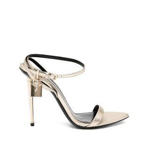 Tom Ford Women 105Mm Padlock Leather Sandals